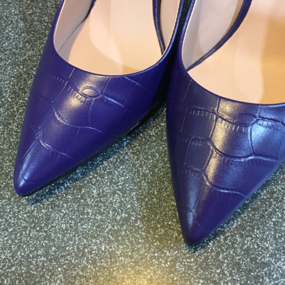 Kurt Geiger London Purple Stiletto Heels - Picture 6 of 13